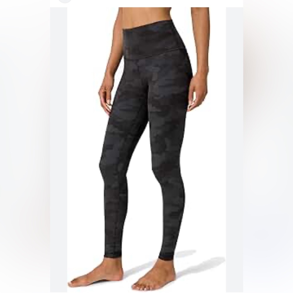 lululemon athletica High-Rise Charcoal Camo Leggings